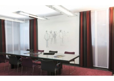 meeting room with curtains 3