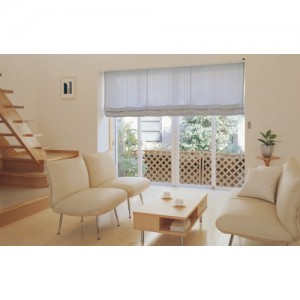 room interior with roman blinds 1