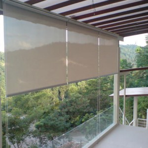 outdoor roman blinds